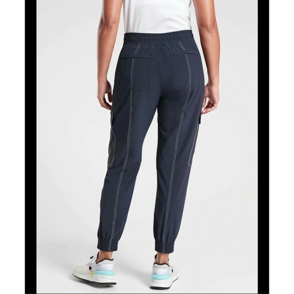 Athleta Chelsea Utility Jogger Size 2 navy - Picture 2 of 9